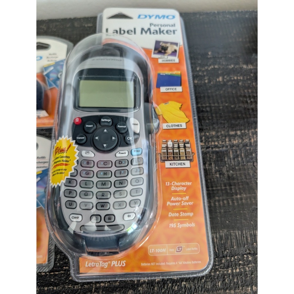 Dymo LetraTag LT-100H Personal Handheld Portable Electronic Label Maker NEW - Picture 3 of 4